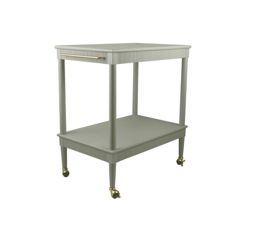 2-Tier Eucalyptus Bar Cart