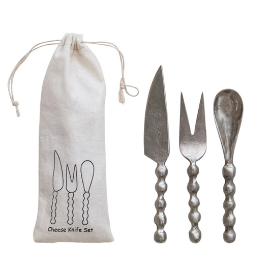 S/3 Iron Appetizer Set