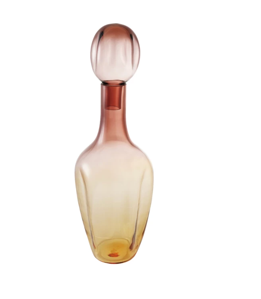 Ombre Glass Bottle w/Stopper