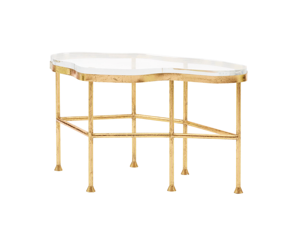 Acrylic & Gold Leaf Table