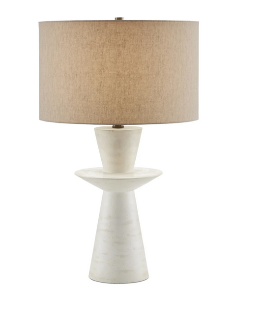 Cantata White Table Lamp - Pair