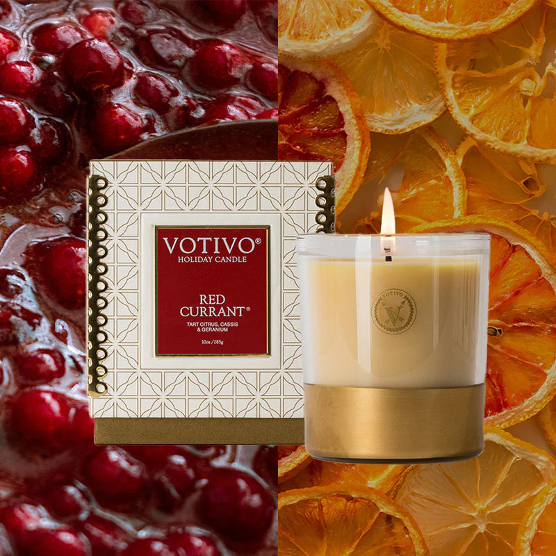 Red Currant Holiday Candle