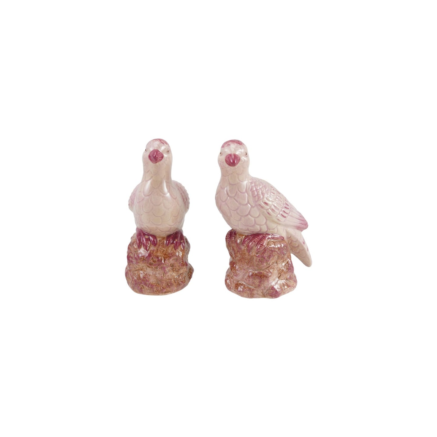Hand-Painted Stoneware Bird